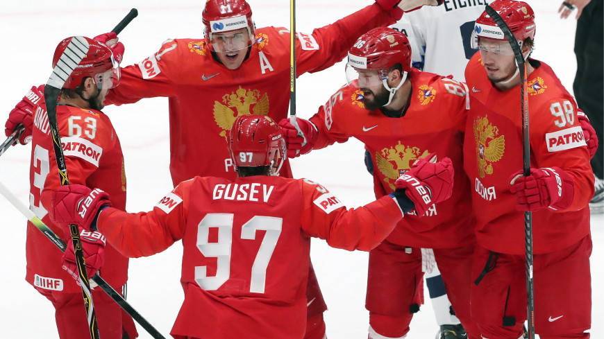Соперником сборной России в полуфинале ЧМ по хоккею станет Финляндия