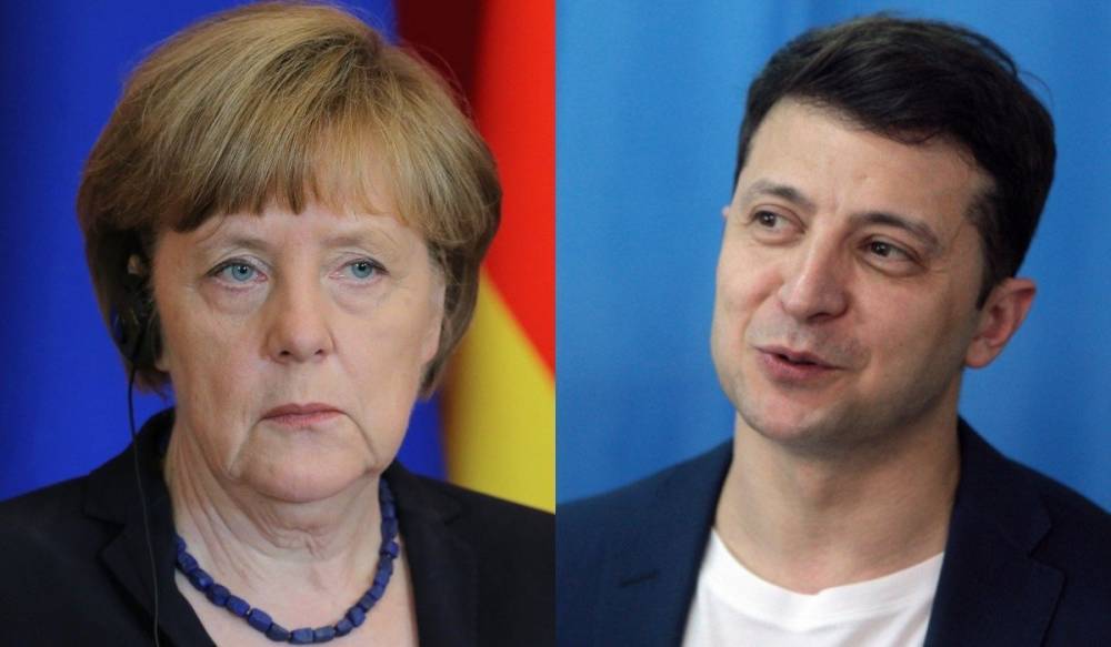 Зеленский и Меркель обсудили выполнение минских соглашений