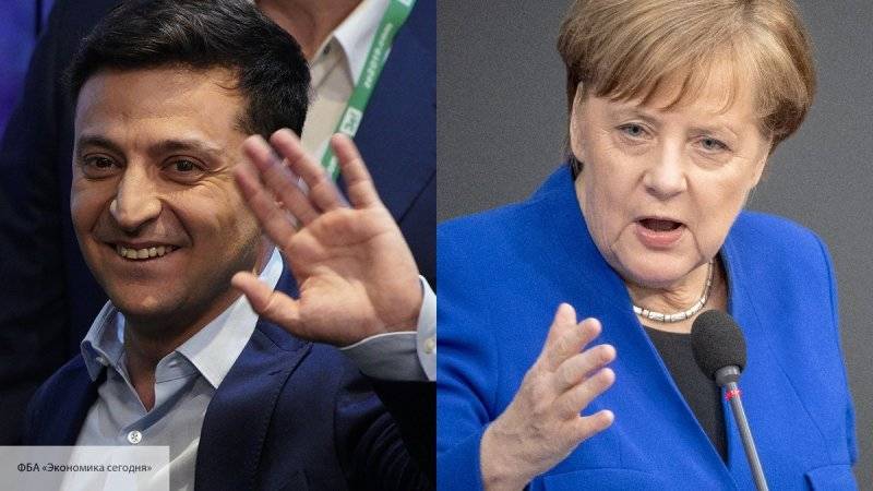 Меркель и Зеленский подчеркнули необходимость выполнения Минских соглашений