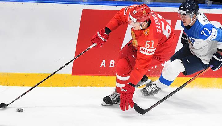 В хоккейном матче Россия – Финляндия счет не открыт