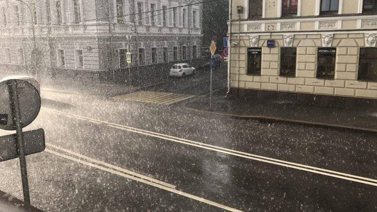 Дождь и грозы ожидаются в Москве в воскресенье