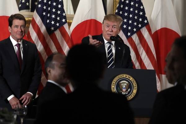 Трамп надеется устранить торговый дисбаланс с Японией