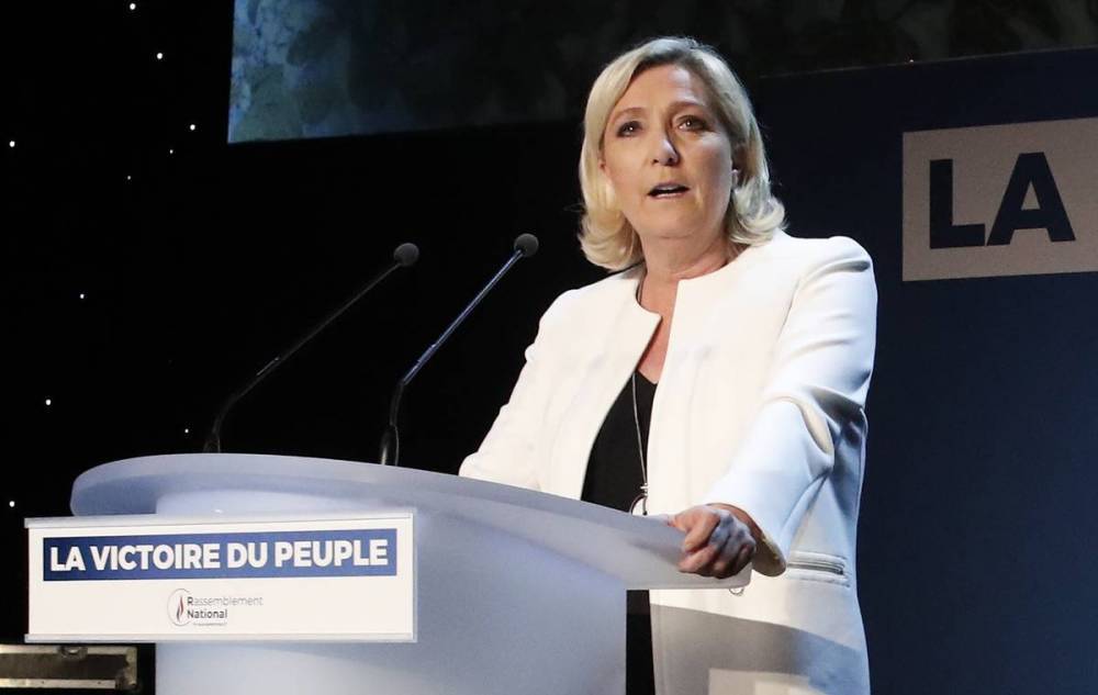 "Нацобъединение" Ле Пен и "Республика на марше" доминируют на евровыборах во Франции