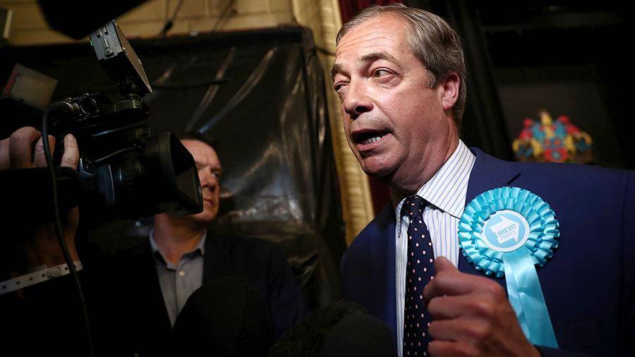 Лидер партии Brexit прокомментировал победу на выборах в Европарламент