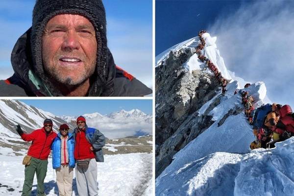 Шесть альпинистов погибли после того, как застряли на горе Эверест