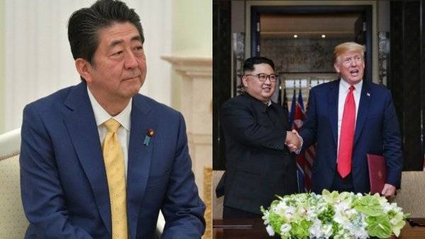 Абэ на встрече с Трампом заявил о «небывалой мощи» союза Японии и США