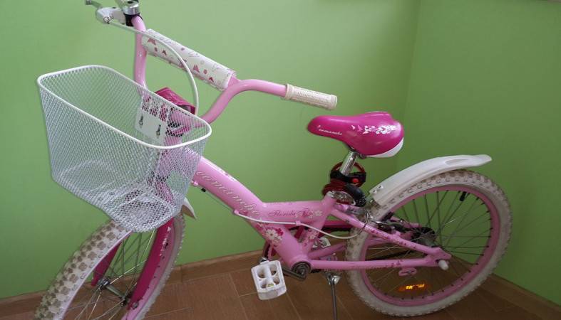 Цвет настроения – розовый. Молодой человек украл яркий велосипед