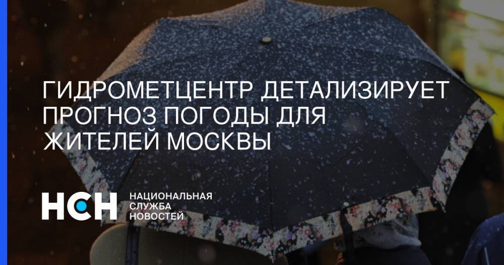 Гидрометцентр детализирует прогноз погоды для жителей Москвы