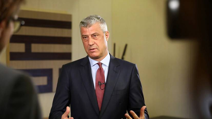 Лидер Косова рассказал о задержании россиянина