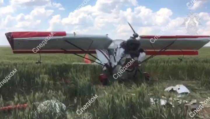 Появилось видео с места жесткой посадки самолета в Калмыкии