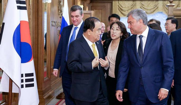 Россия и Южная Корея укрепляют межпарламентское сотрудничество
