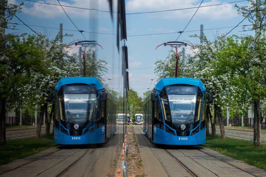 Движение трамваев в Останкине восстановили после повреждения контактной сети