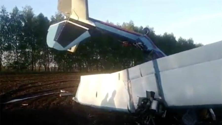 В Ульяновской области упал самодельный легкомоторный самолет