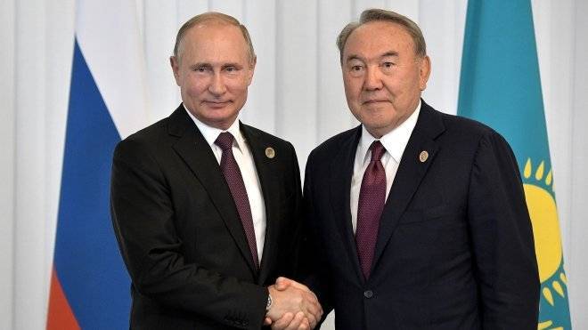 Назарбаев вручил Путину орден «Первого президента Казахстана»