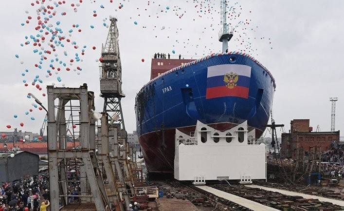 NRK: Россия спустила на воду самый большой в мире ледокол