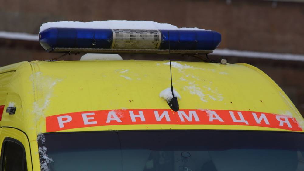 Три машины всмятку: В Ленинградской области столкнулись машина ДПС, иномарка и грузовик