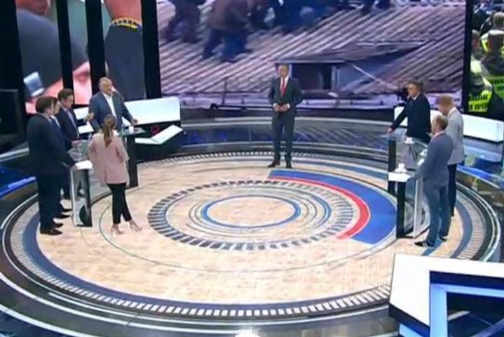 Политологи разругались в эфире «России 1» из-за возвращения Саакашвили