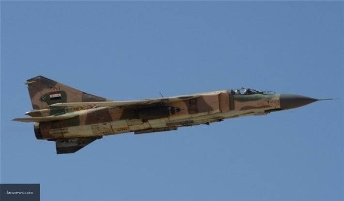 ВВС Сирии нанесли удар по стратегическому форпосту боевиков