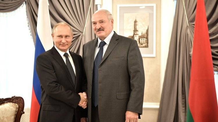 Путин и Лукашенко обсудили интеграцию в рамках Союзного государства