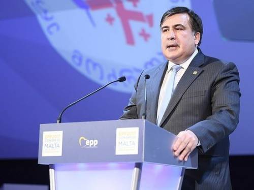 Партия Саакашвили пойдет на выборы в Раду