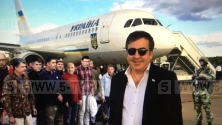 Михаил Саакашвили прилетел в&nbsp;Киев&nbsp;— видео