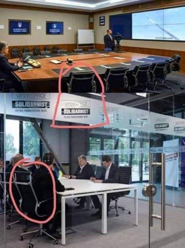 СМИ Украины обвинили Порошенко в краже стульев из здания АП