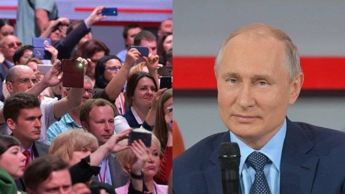 Рейтинг Путина вырос за последние пять месяцев