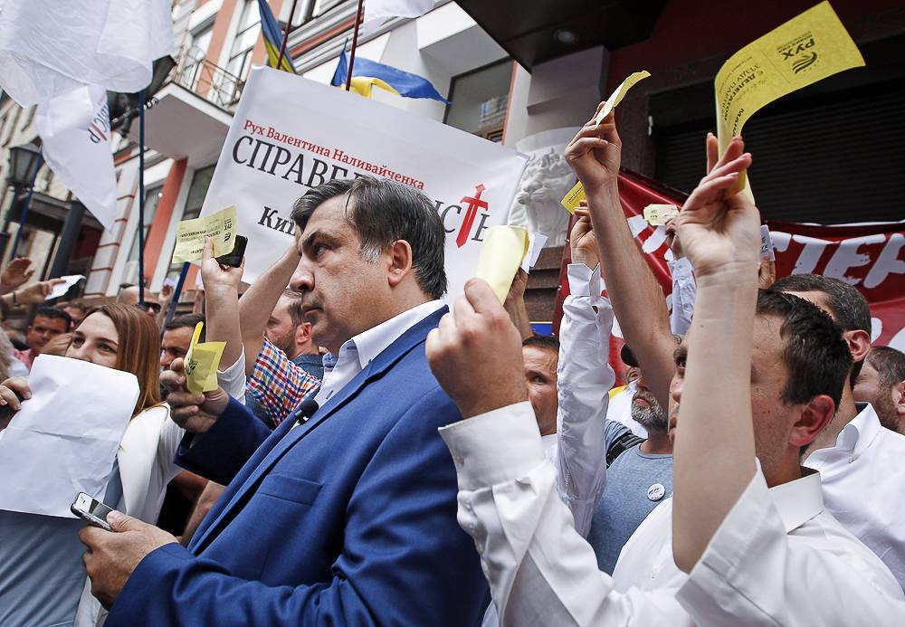 Партия Михаила Саакашвили решила участвовать в выборах в Верховную Раду