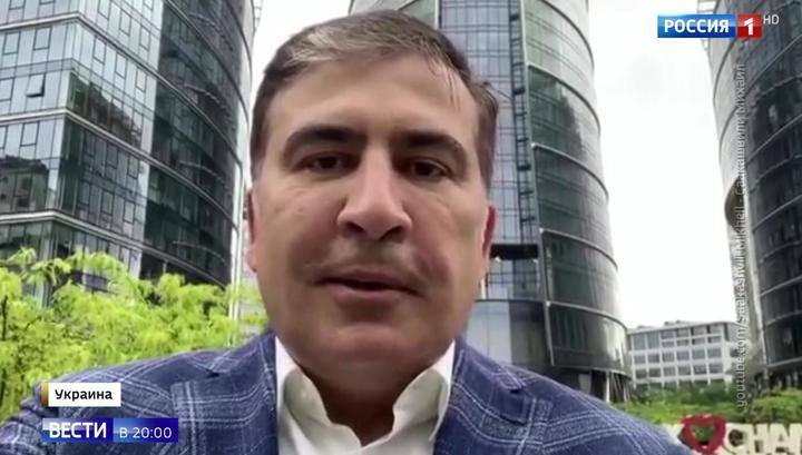 Саакашвили встречали в Киеве украинским гимном