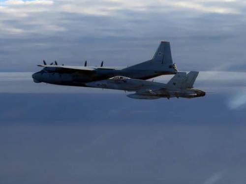 Истребители ВВС Испании «перехватили» российский Ан-12 над Балтикой