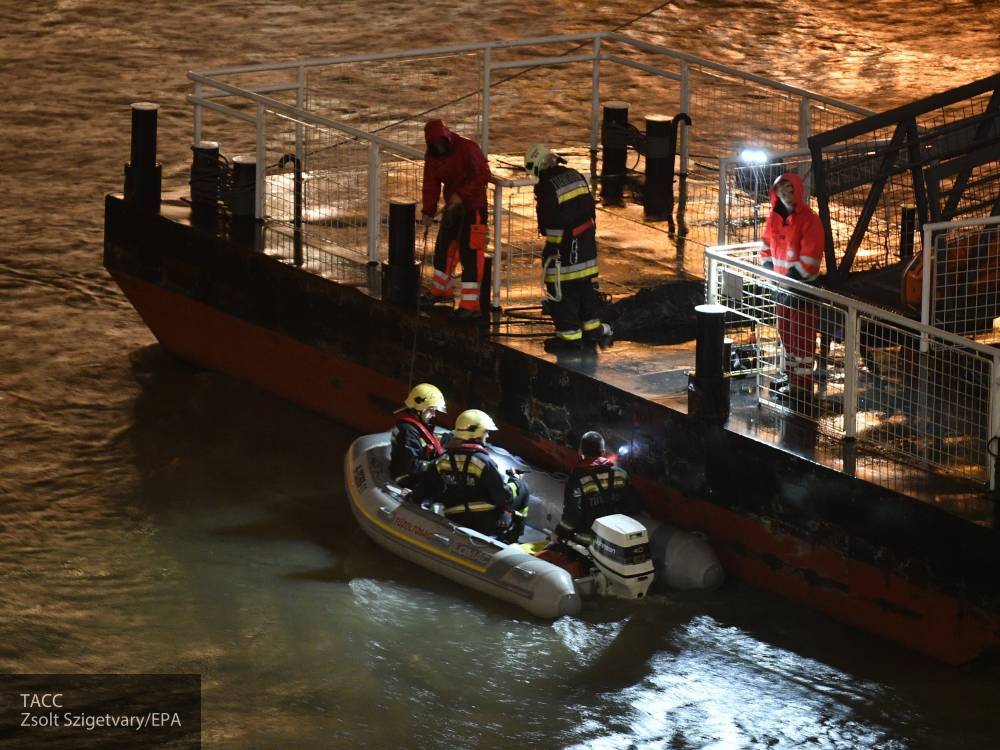 Прогулочное судно с тремя десятками туристов на борту затонуло в Будапеште