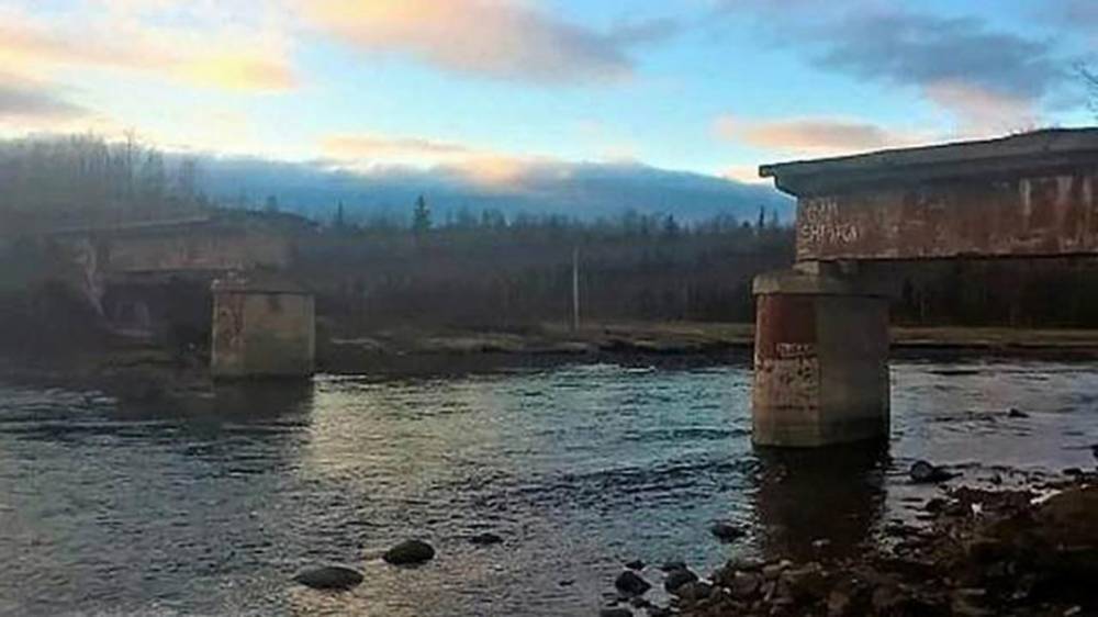 В Мурманской области украли пролет моста