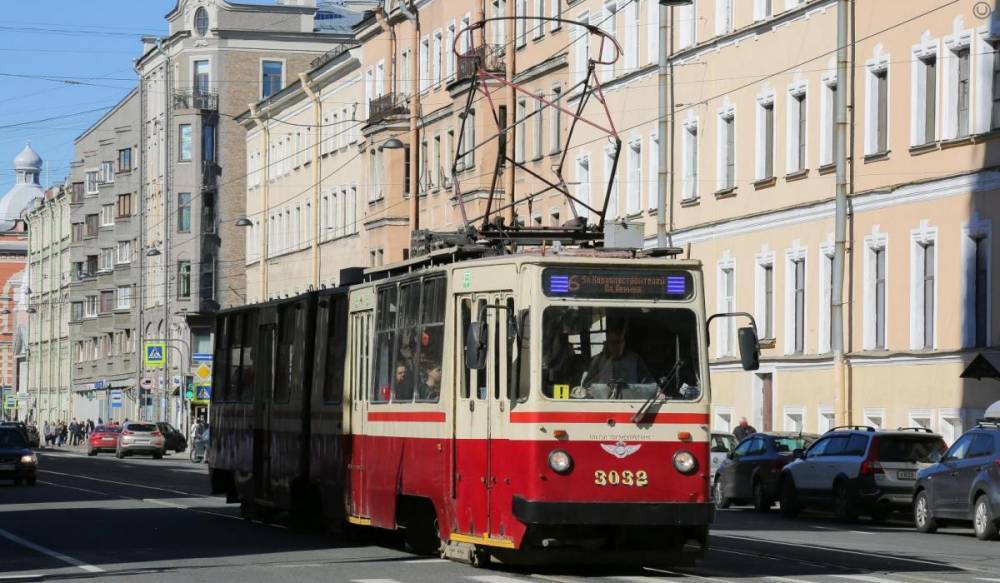 В Петроградском районе трамваи изменят маршруты утром 4 июня  &nbsp;