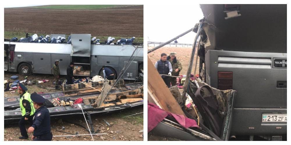 Гибель 11 человек в ДТП близ Кордая: в МВД озвучили предварительную причину аварии