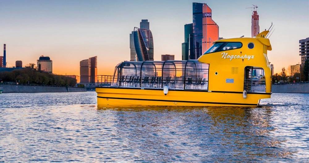 Около 20 причалов для речных трамваев появится на Москве-реке к 2024 году