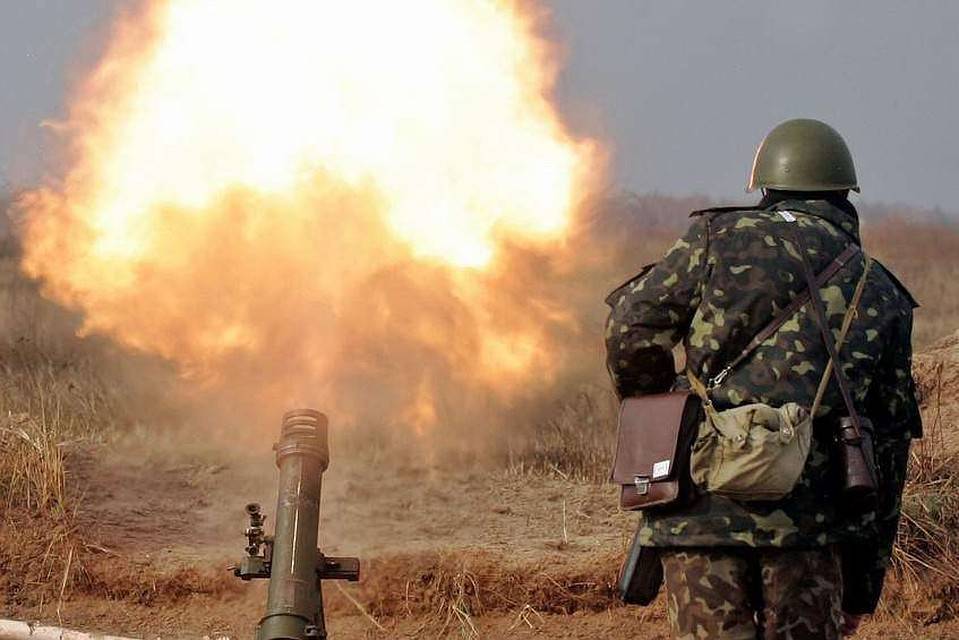 Украинские каратели нанесли минометный удар по Донецку