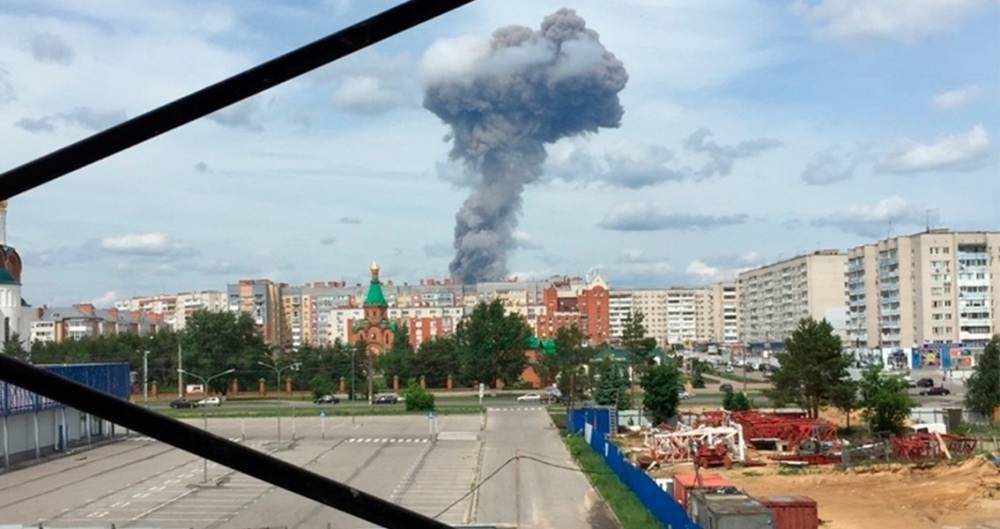 Пожар на заводе в Дзержинске потушили