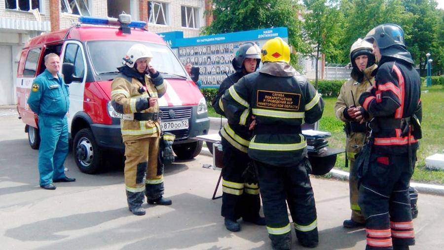 Площадь пожара на заводе «Кристалл» в Дзержинске составила 800 кв. м