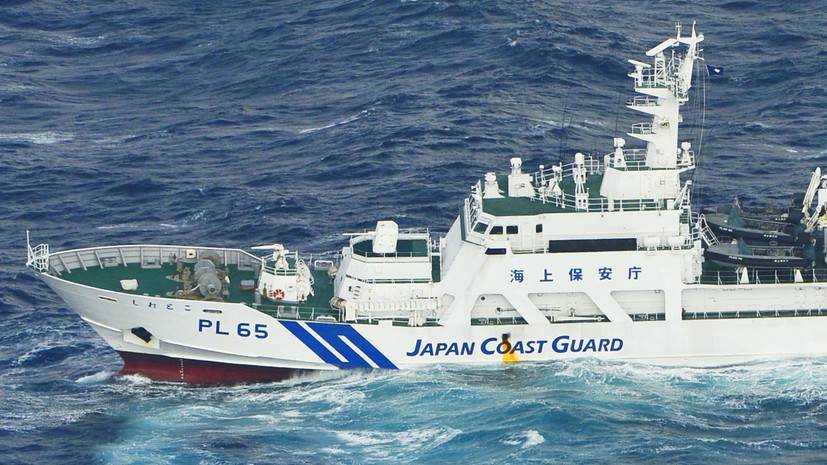 Япония задержала китайское судно