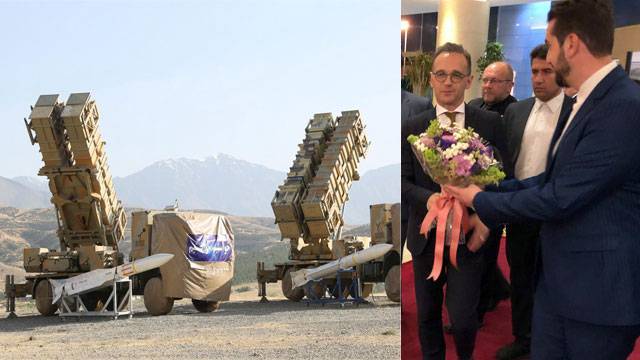 Глава МИД Германии получил в Иране цветы и ракеты
