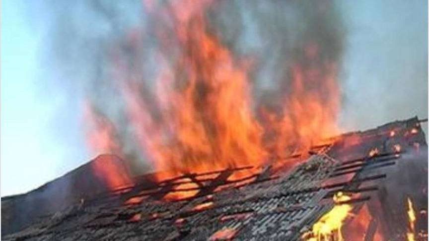 В Зуевке во время пожара погиб 70-летний мужчина