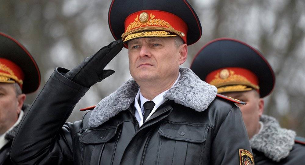 Глава МВД Белоруссии ушел в отставку