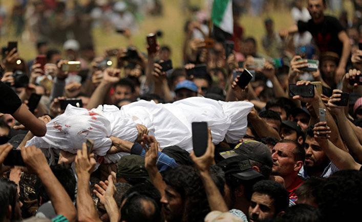 Al-Jazeera (Катар): торжественные похороны «певца сирийской революции» Абдель Бассета ас-Сарута