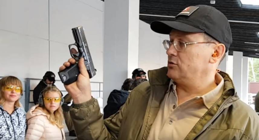 Новый российский пистолет Лебедева произвел фурор в США