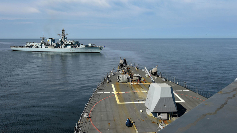 ВМФ России организовал контроль за учениями НАТО в Балтийском море