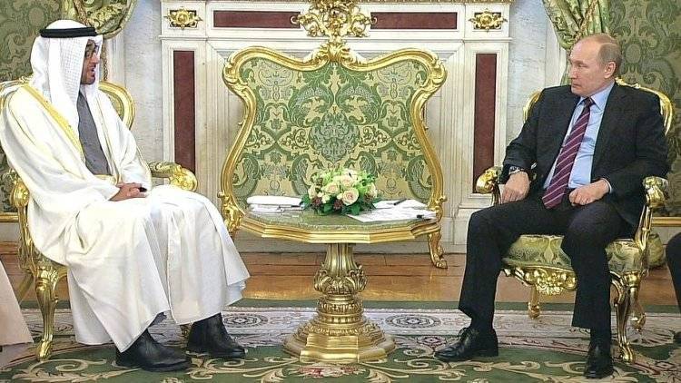 Путин и принц Абу-Даби отметили важность стабильности в Персидском заливе