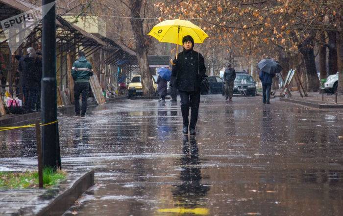 Берите зонты: какая погода ждет население Армении в ближайшие дни