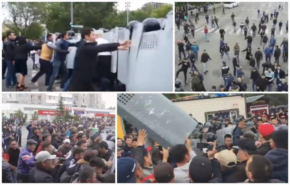Митинги в Казахстане: видео с места событий показало МВД