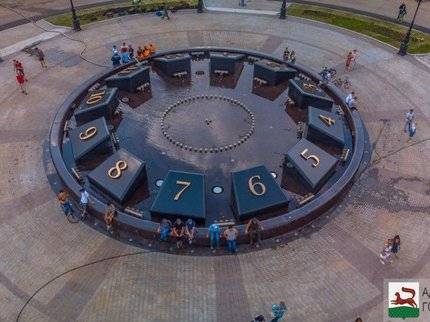 В Уфе завершают подготовку к запуску фонтана-часов