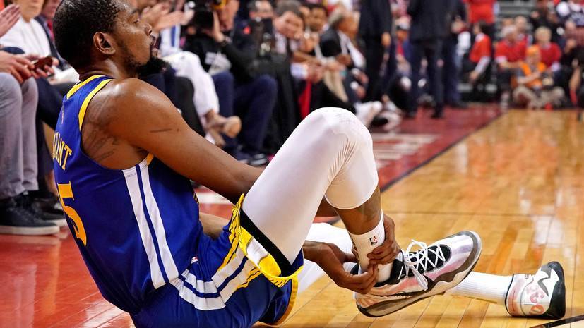 Дюрант получил новую травму в пятом матче финала НБА